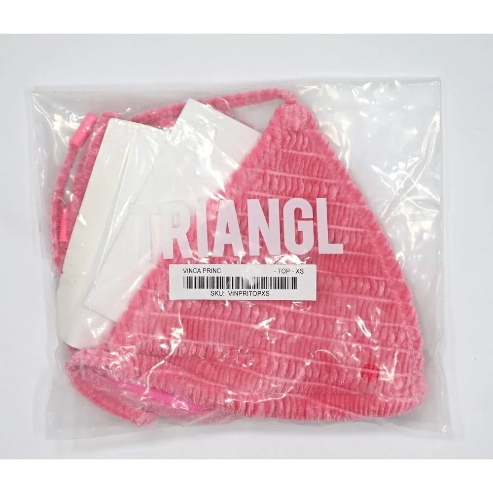 Triangl Swimwear Vinca Bikini Top in Princ